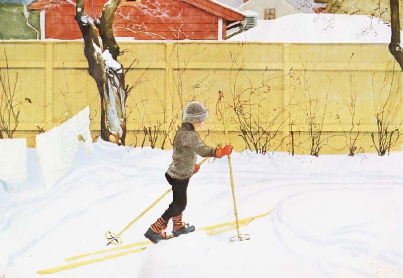 Carl Larsson The Falun Yard Germany oil painting art